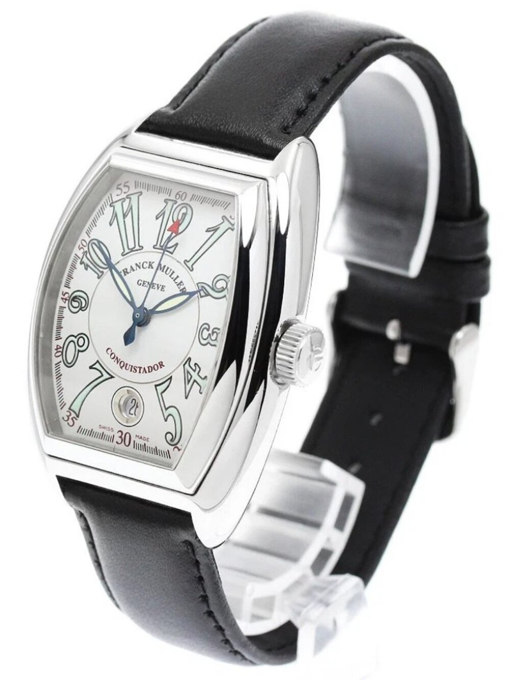 FRANCK MULLER Conquistador 8000SC Date Silver Dial Automatic Men's Watch_955453
